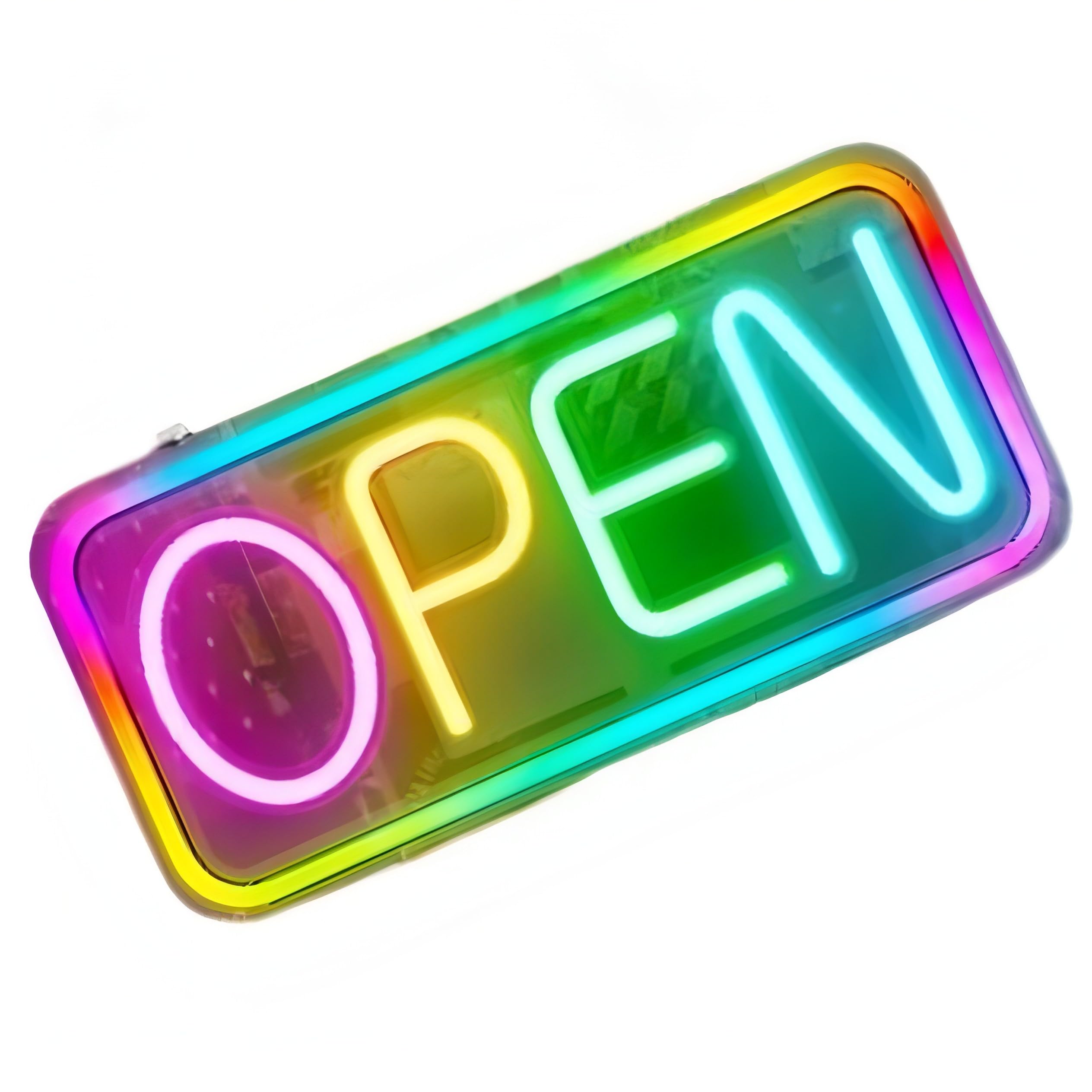 Amazon | bubulu ネオンサイン OPEN看板 ネオンライト 電光掲示板 USB